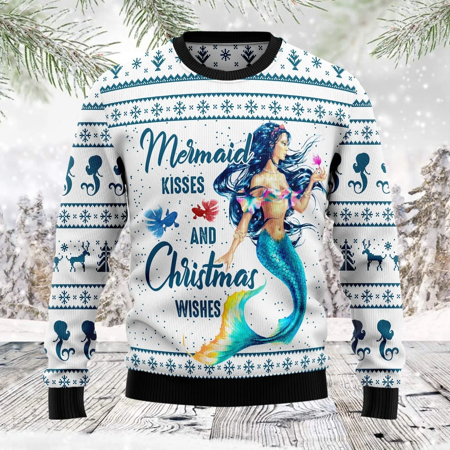 Unisex Ugly Christmas Sweater JulesRoche All-Over Print