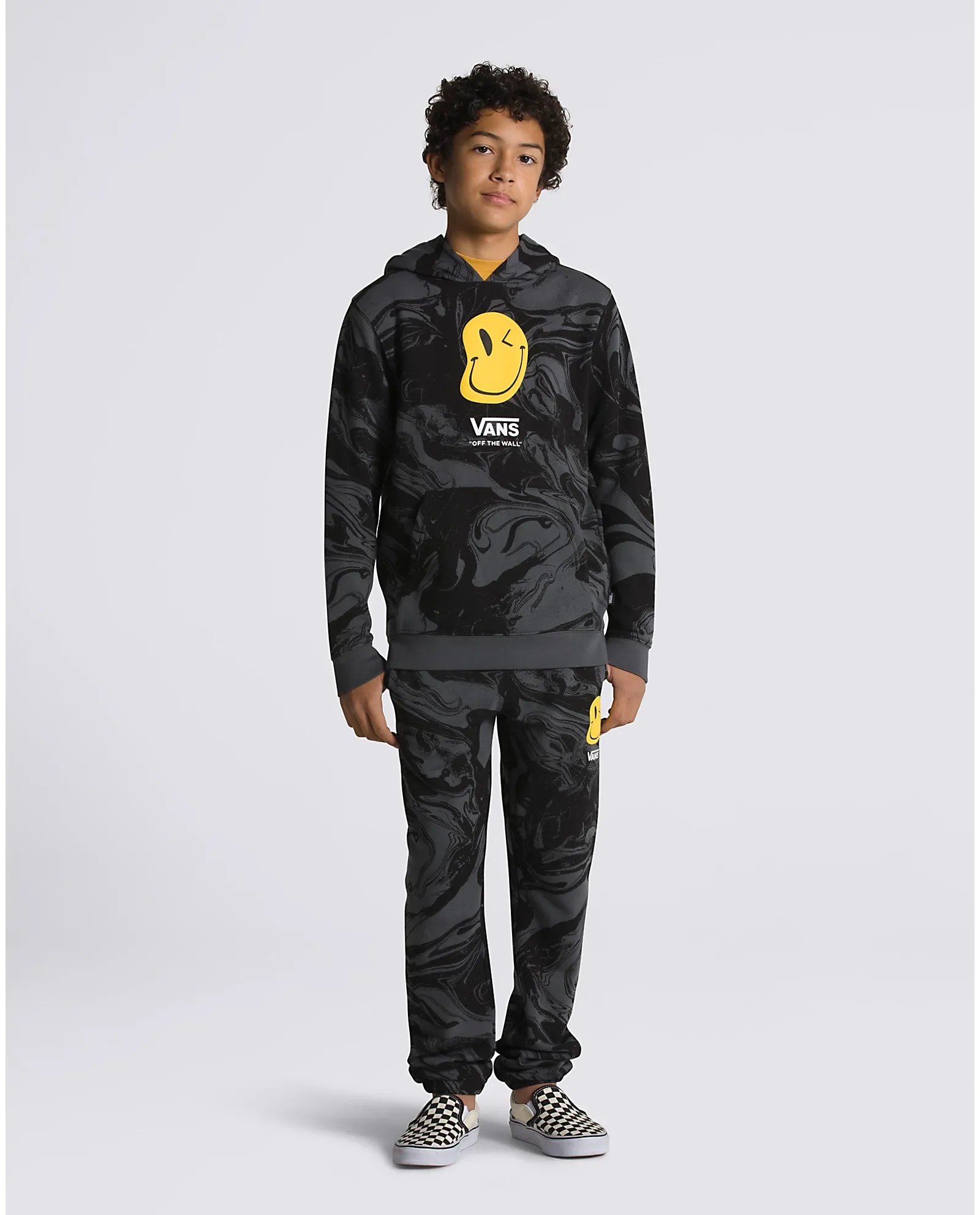 Vans Kids Marble Hoodie Black VN00065PBLK