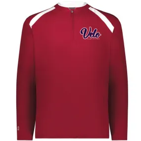 Velo FP - Clubhouse Longsleeves Cage Jacket with Velo Script - Red