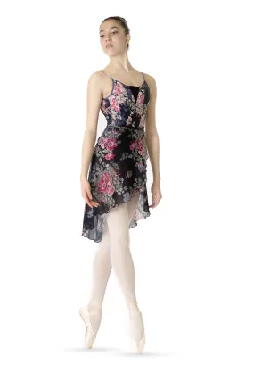 Velvet Chiffon Wrap Skirt by Danse de Paris