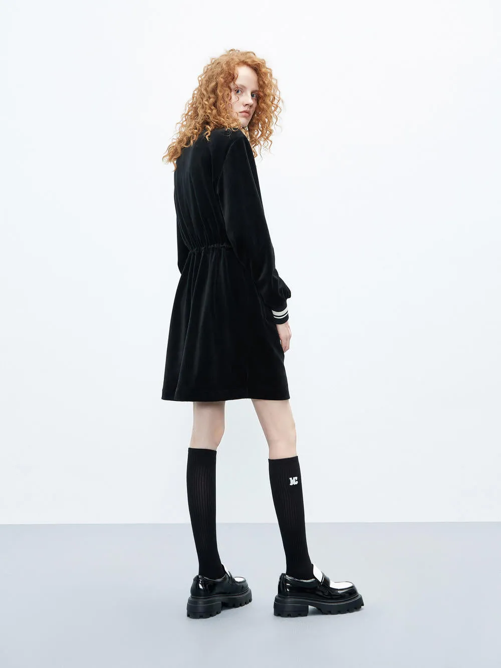 Velvet Touch Mini Dress