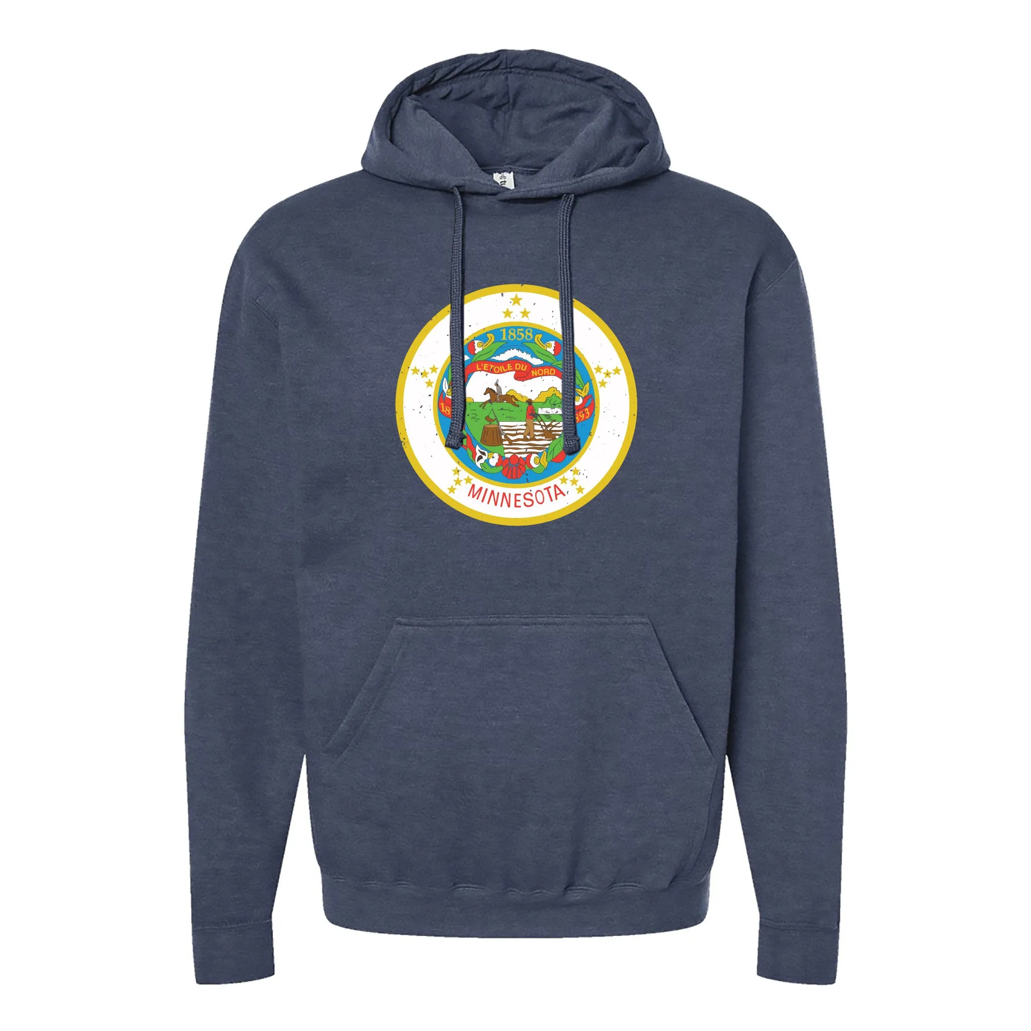 Vintage Minnesota State Flag Hoodie