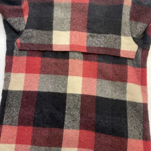 Vintage Wool Coat Jacket Size Large Plaid