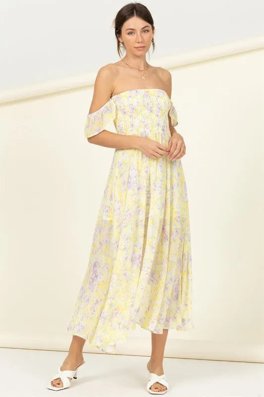 Walks in the Garden Midi Dress