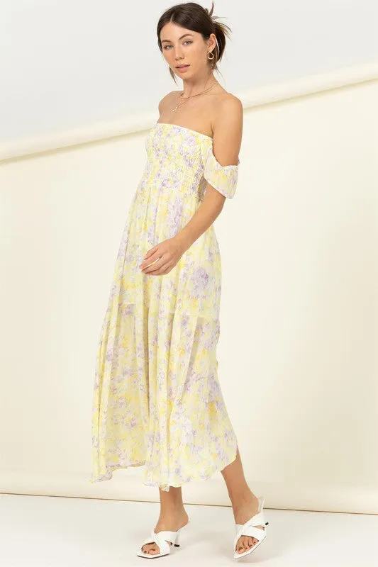Walks in the Garden Midi Dress