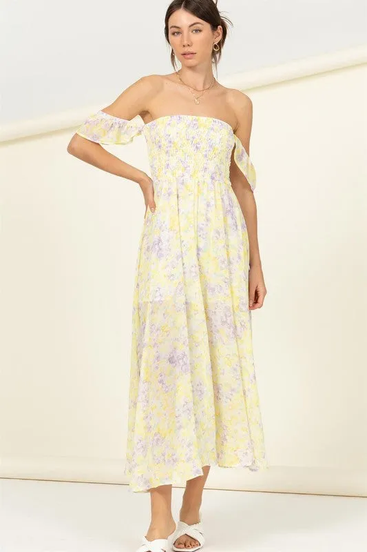 Walks in the Garden Midi Dress