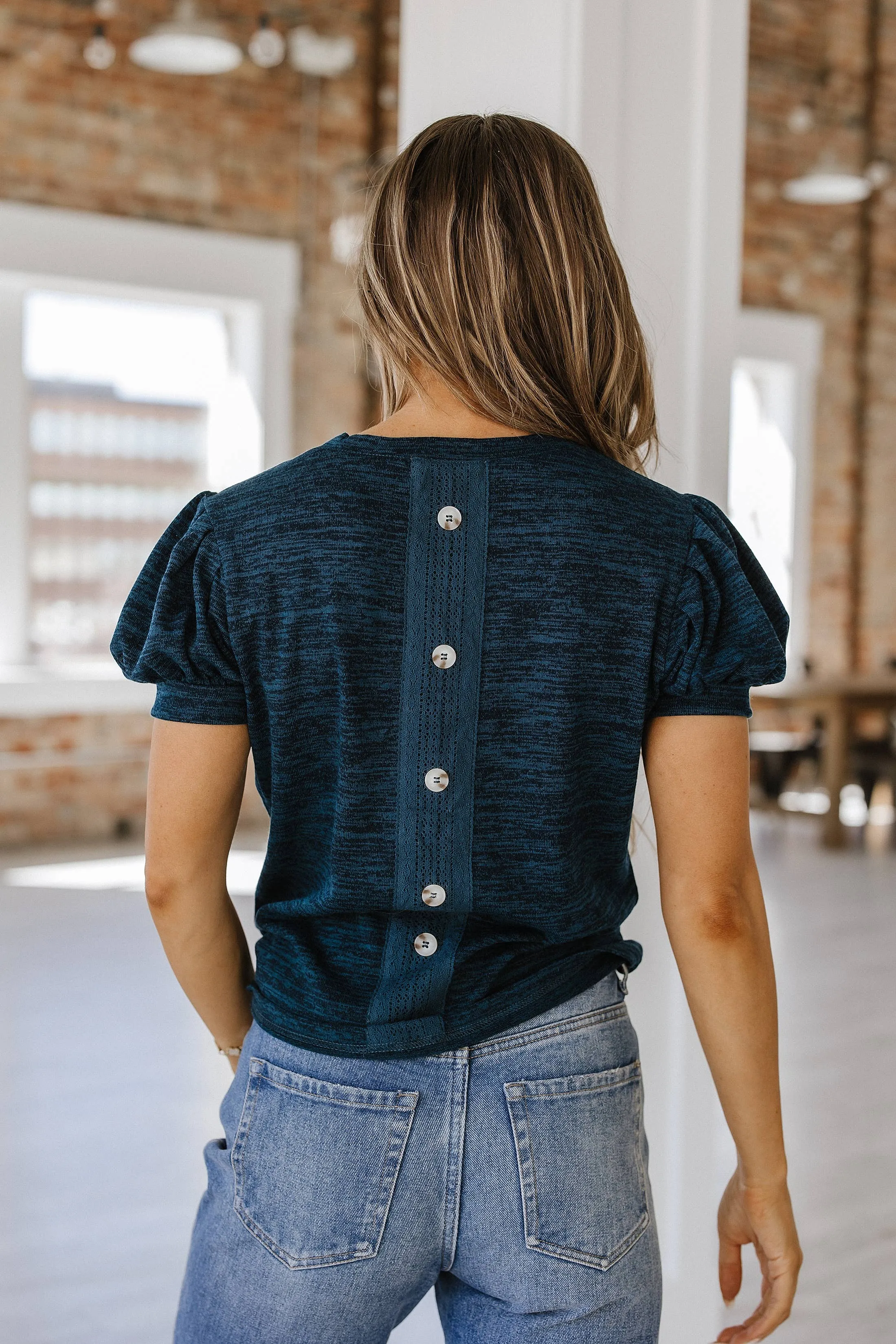 Warner Button Short Sleeve Top | S-XL