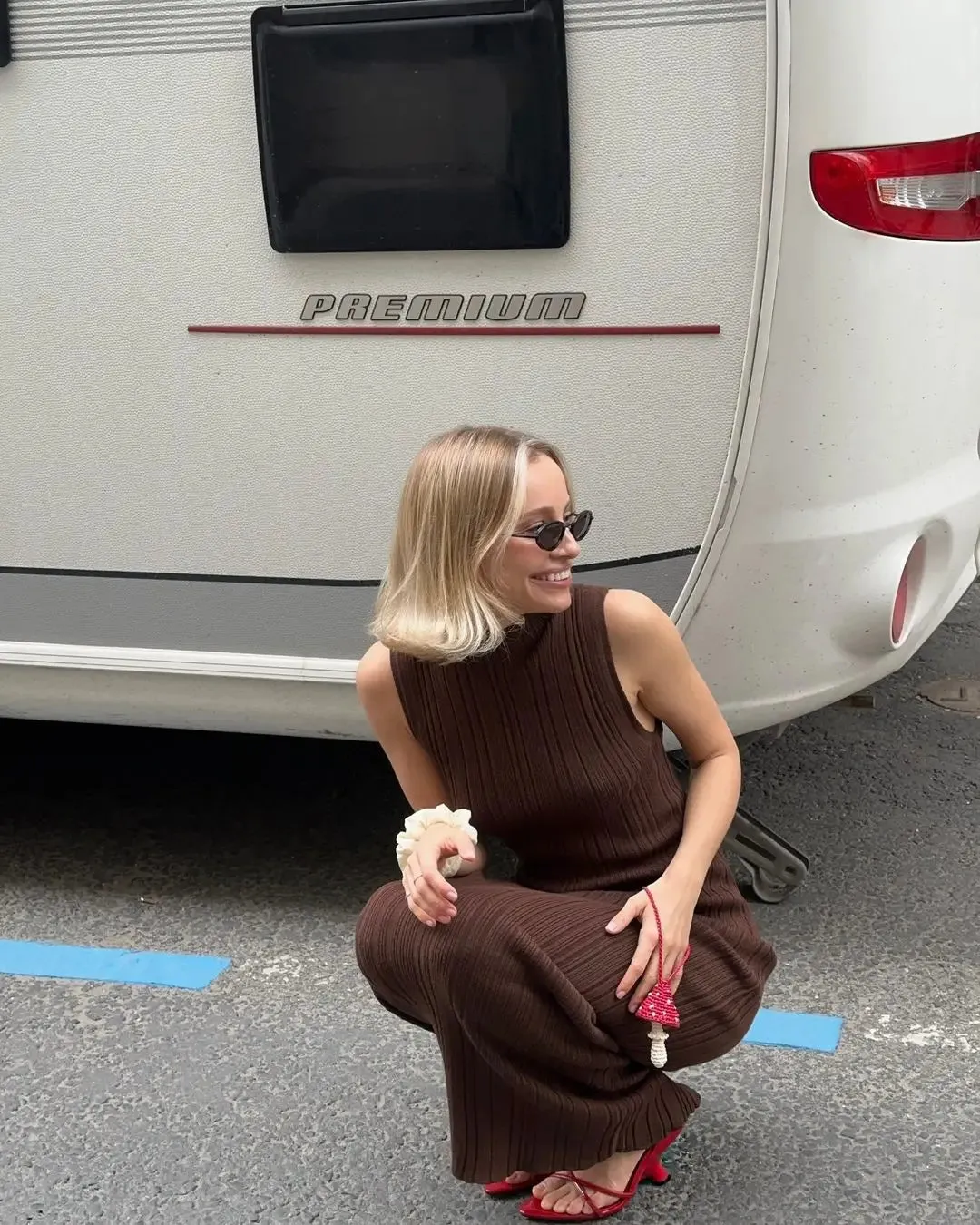 Women's Sleeveless Turtleneck Maxi Dress