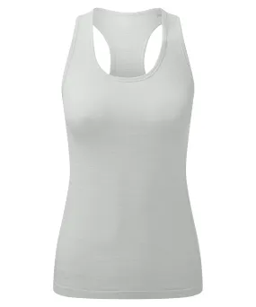 Womens TriDri® recycled seamless 3D fit multi-sport flex vest | Cool Grey Melange